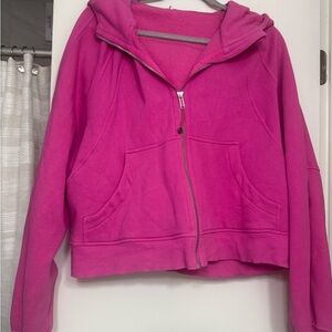 Lululemon Athletica Pink Scuba Full-Zip